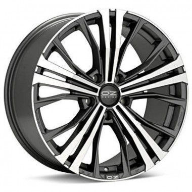 Диск OZ CORTINA 20x9.5 5x112 ET52 DIA79 MATT DARK GRAPHITE DIAMOND CUT