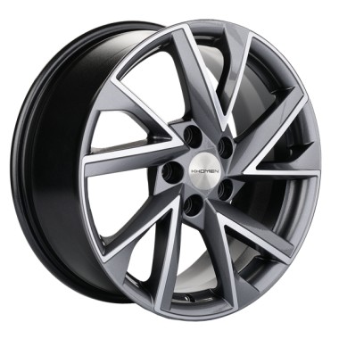 Диск Khomen 1714 17x7 5x108 ET50 DIA63.3 GRAY-FP