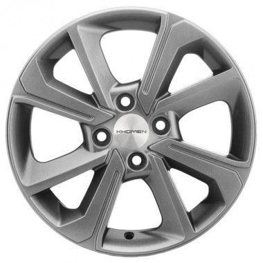 Диск Khomen 1501 15x6 4x100 ET46 DIA54.1 G-SILVER