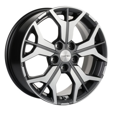 Диск Khomen 1715 17x7 5x112 ET54 DIA57.1 GRAY-FP