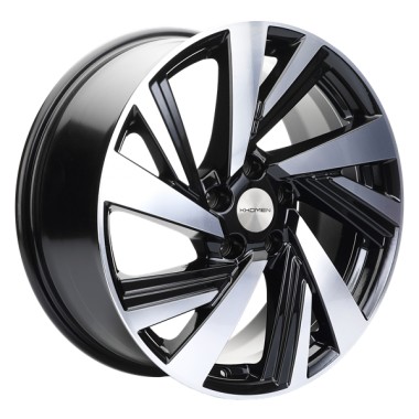 Диск Khomen 1801 18x7.5 5x114.3 ET38 DIA67.1 BLACK-FP
