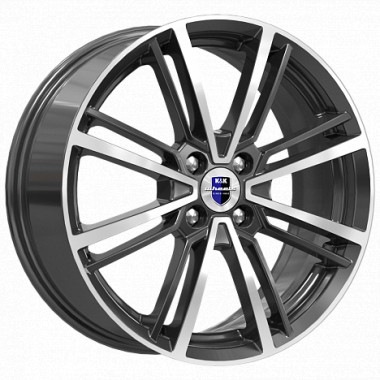Диск K&K Эрфурт 17x7 5x114.3 ET48.5 DIA67.1 АЛМАЗ ЧЕРНЫЙ
