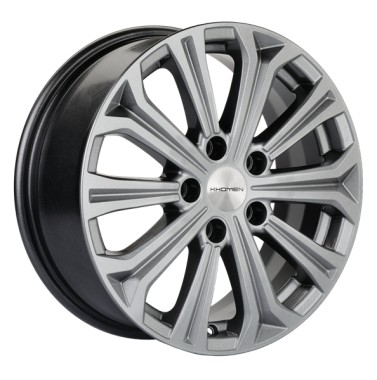 Диск Khomen 1610 16x6.5 5x114.3 ET45 DIA60.1 GRAY