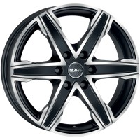 Диск MAK King6 16x6.5 6x130 ET54 DIA84.1 ICE BLACK