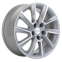 Диск Khomen 1507 15x6 5x100 ET40 DIA57.1 SILVER-FP Диск Khomen 1507 15x6 5x100 ET40 DIA57.1 SILVER-FP