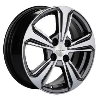 Диск Khomen 1502 15x6 4x100 ET50 DIA60.1 G-SILVER-FP