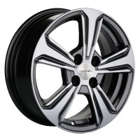 Диск Khomen 1502 15x6 4x100 ET50 DIA60.1 G-SILVER-FP Диск Khomen 1502 15x6 4x100 ET50 DIA60.1 G-SILVER-FP