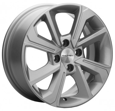 Диск Khomen 1501 15x6 4x100 ET46 DIA54.1 F-SILVER