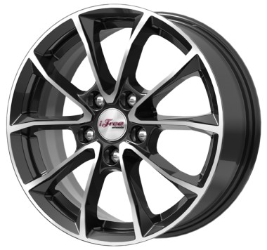 Диск iFree Джет 16x6.5 5x112 ET50 DIA57.1 БЛЭК ДЖЕК