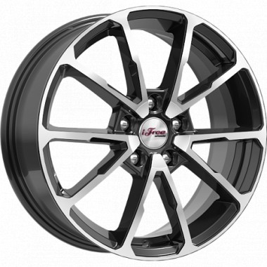 Диск iFree Skibidi 17x6.5 5x114.3 ET50 DIA67.1 БЛЭК ДЖЕК
