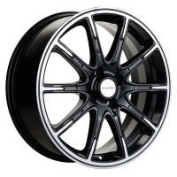 Диск Khomen 1707 17x6.5 4x100 ET50 DIA60.1 BLACK-FP Диск Khomen 1707 17x6.5 4x100 ET50 DIA60.1 BLACK-FP