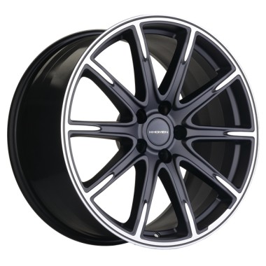 Диск Khomen 1903 19x8.5 5x112 ET38 DIA66.6 BLACK-FP MATT