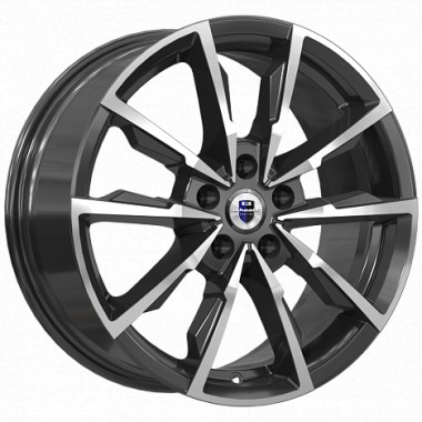 Диск K&K Меренге 17x7.5 5x114.3 ET40 DIA66.1 АЛМАЗ ЧЕРНЫЙ