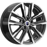 Диск K&K Лацио 17x7.5 5x114.3 ET45 DIA67.1 АЛМАЗ ЧЕРНЫЙ