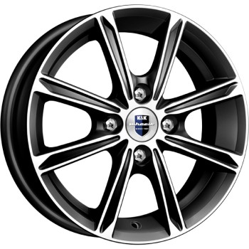 Диск K&K Флэш 13x5 4x100 ET45 DIA67.1 АЛМАЗ ЧЕРНЫЙ