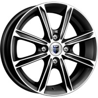 Диск K&K Флэш 13x5 4x100 ET45 DIA67.1 АЛМАЗ ЧЕРНЫЙ