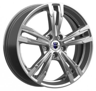 Диск K&K Karrera Light 18x7 5x112 ET43 DIA57.1 БРАЙТ ДАРК ПЛАТИНУМ