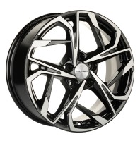 Диск Khomen 1716 17x7 5x114.3 ET47 DIA66.1 BLACK-FP
