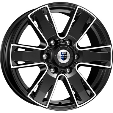 Диск K&K Севенна 17x7 6x127 ET40 DIA77.8 АЛМАЗ ЧЕРНЫЙ
