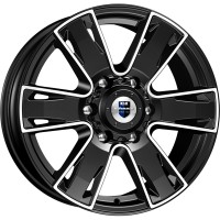 Диск K&K Севенна 17x7 6x127 ET40 DIA77.8 АЛМАЗ ЧЕРНЫЙ