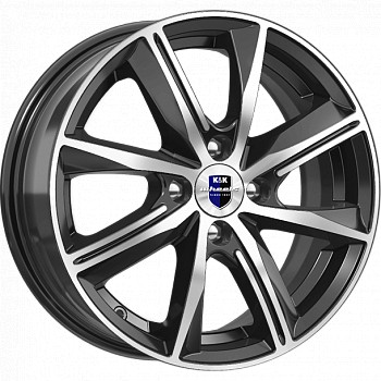 Диск K&K Арнар 16x7 5x108 ET50 DIA63.3 АЛМАЗ ЧЕРНЫЙ