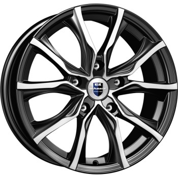 Диск K&K Твист 17x7.5 5x115 ET44 DIA70.1 АЛМАЗ ЧЕРНЫЙ
