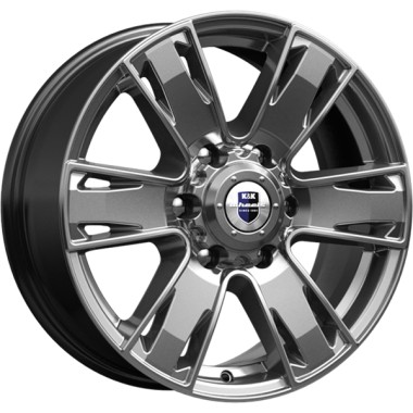 Диск K&K Севенна 17x7 6x139.7 ET33 DIA100.1 ДАРК ПЛАТИНУМ