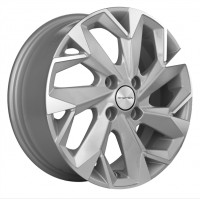 Диск Khomen 1508 15x6 4x100 ET40 DIA60.1 F-SILVER-FP Диск Khomen 1508 15x6 4x100 ET40 DIA60.1 F-SILVER-FP