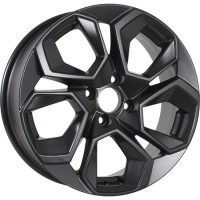 Диск KDW KD1620 16x6.5 5x112 ET45 DIA57.1 MATT_BLACK_PAINTED