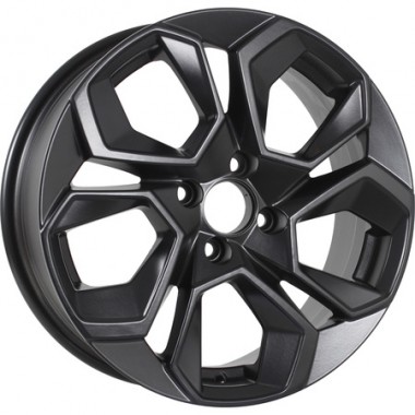 Диск KDW KD1620 16x6.5 5x108 ET45 DIA63.3 MATT_BLACK_PAINTED