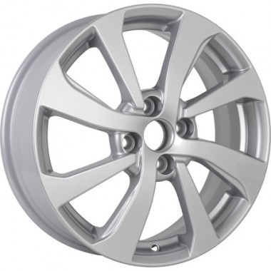 Диск KDW KD1640 16x6 4x100 ET37 DIA60.1 SILVER_PAINTED