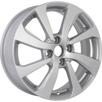 Диск KDW KD1640 16x6 4x100 ET37 DIA60.1 SILVER_PAINTED