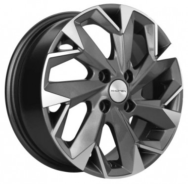 Диск Khomen 1402 14x5.5 4x98 ET35 DIA58.6 GRAY-FP