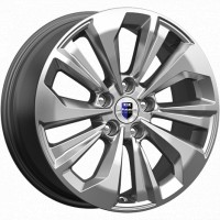 Диск K&K Авиор 17x7 5x112 ET45 DIA57.1 ДАРК ПЛАТИНУМ БРАЙТ