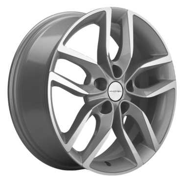 Диск Khomen 1708 17x6.5 5x108 ET33 DIA60.1 F-SILVER-FP