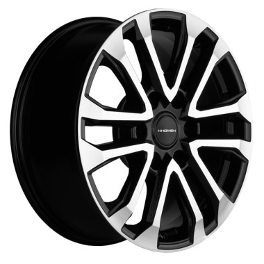 Диск Khomen 1805 18x7.5 6x139.7 ET42 DIA100.1 BLACK-FP