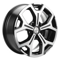 Диск Khomen 1710 17x7 5x108 ET33 DIA60.1 BLACK-FP Диск Khomen 1710 17x7 5x108 ET33 DIA60.1 BLACK-FP