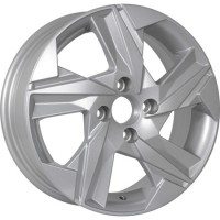 Диск KDW KD1520 15x6 4x100 ET46 DIA54.1 LIGHT_SILVER_PAINTED