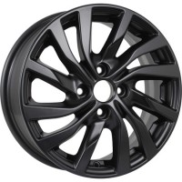 Диск KDW KD1546 15x6 4x100 ET37 DIA60.1 MATT_BLACK_PAINTED