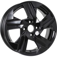 Диск KDW KD1520 15x6 4x100 ET46 DIA54.1 BLACK_PAINTED