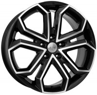 Диск K&K Пандора 19x8.5 5x112 ET32 DIA66.6 АЛМАЗ-ЧЕРНЫЙ