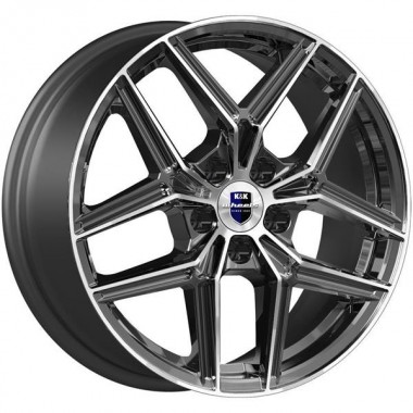 Диск K&K Юнион 17x7 5x110 ET35 DIA65.1 АЛМАЗ ЧЕРНЫЙ