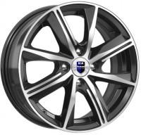 Диск K&K Арнар 16x7 5x112 ET38 DIA66.6 АЛМАЗ ЧЕРНЫЙ