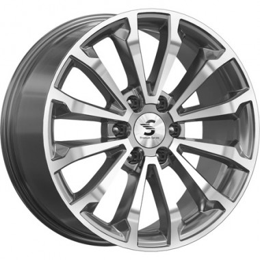 Диск Premium Series КР006 20x8.5 6x139.7 ET33 DIA75.1 DIAMOND GLOSS GRAPHITE