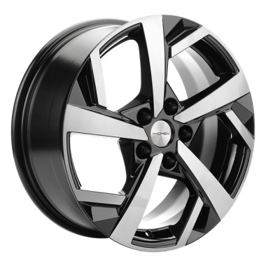 Диск Khomen 1712 17x7 5x110 ET40 DIA67.1 BLACK-FP