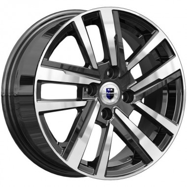 Диск K&K Хант (КС1034) 15x6 4x100 ET46 DIA60.1 АЛМАЗ ЧЕРНЫЙ