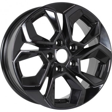 Диск KDW KD1620 16x6.5 4x100 ET45 DIA60.1 BLACK_PAINTED