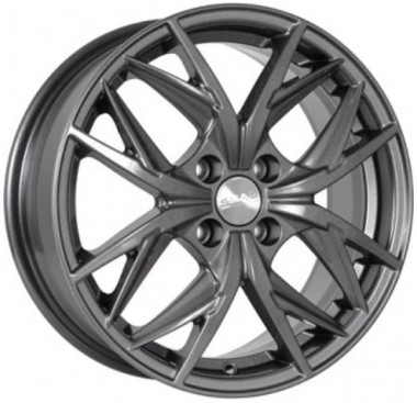 Диск Скад Асти 16x6.5 4x100 ET45 DIA67.1 ГРАФИТ