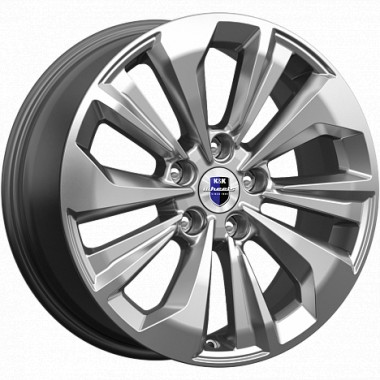 Диск K&K Авиор 17x7 5x108 ET45 DIA67.1 ДАРК ПЛАТИНУМ БРАЙТ