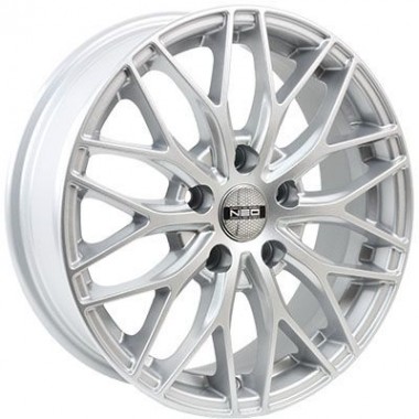 Диск NEO 654 16x6.5 4x100 ET40 DIA60.1 SILVER